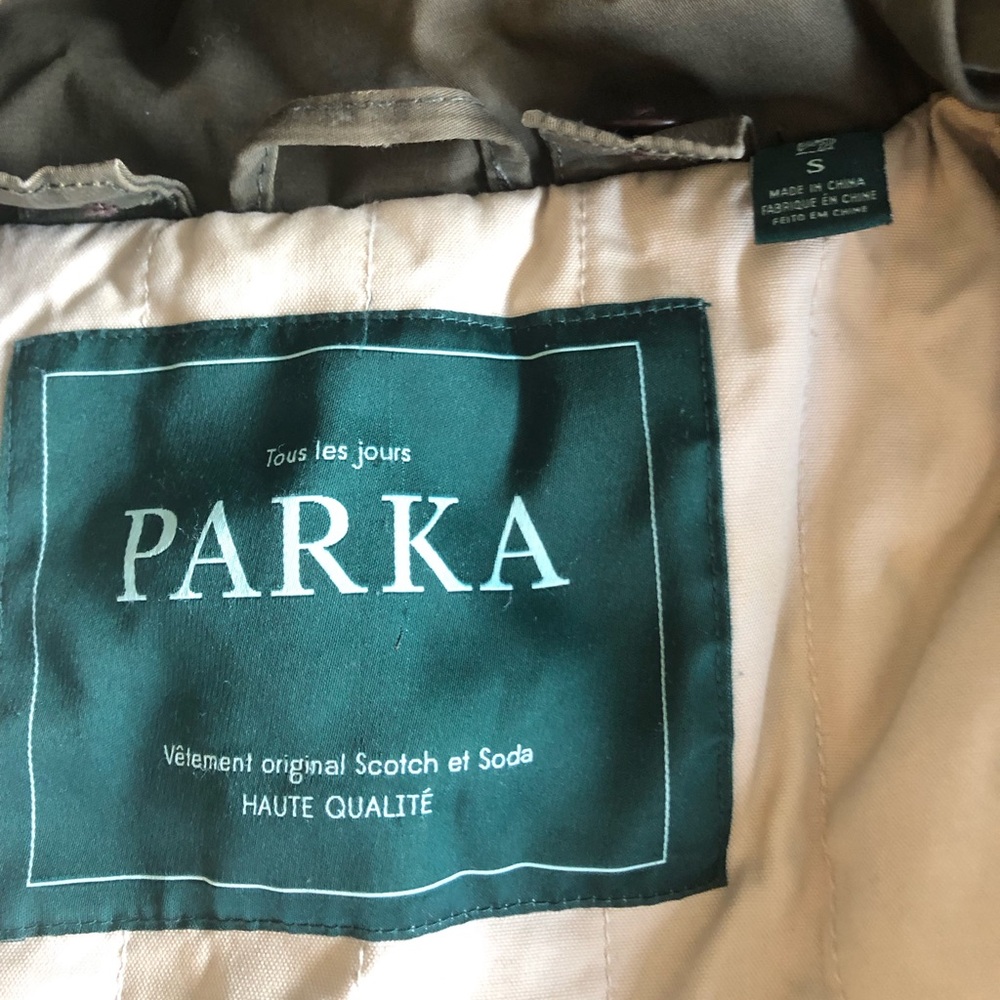 vintage Scotch & Soda parka